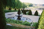 Vaux-le-Vicomte, depuis la fontaine de la Gerbe