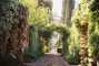 L'entrée de la villa d'Este, chez Franz Liszt